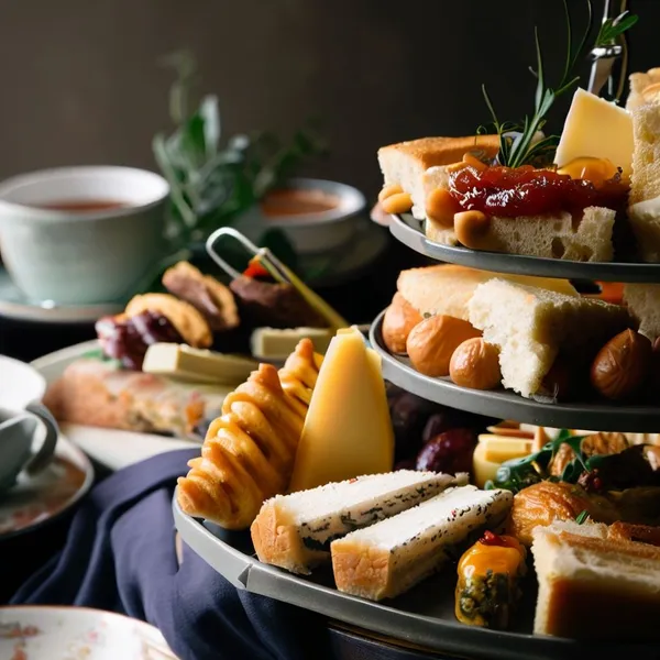 Bread and Sandwich Selections on Savoury Afternoon Tea